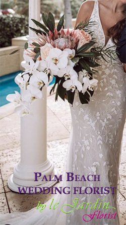 Bridal Bouquet by Palm Beach Wedding Florist / Le Jardin Florist